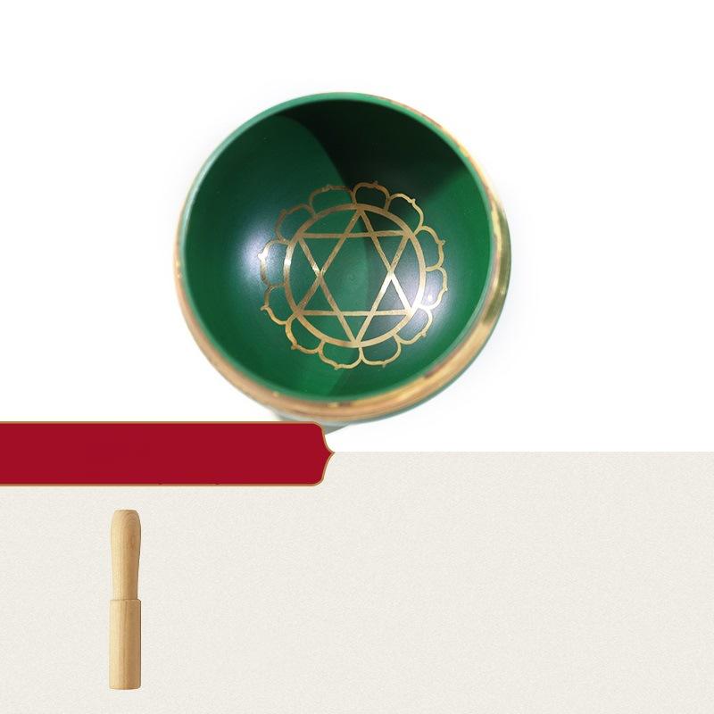 Chakra Colorful Meditation Nepal Buddha Sound Copper Singing Bowls GEMROCKY-Psychic-3-8cm bowl+wooden stick-