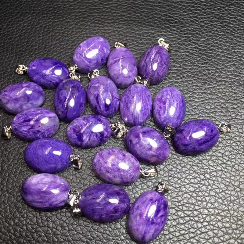 Charoite Pendants for Necklace GEMROCKY-Jewelry-