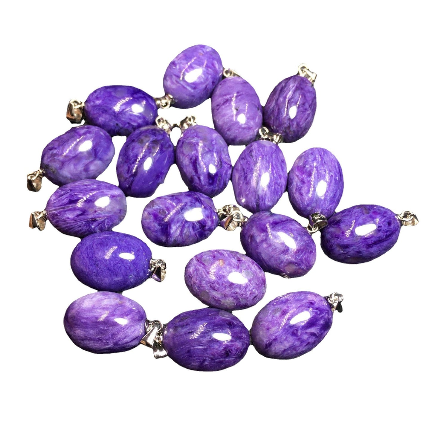 Charoite Pendants for Necklace GEMROCKY-Jewelry-