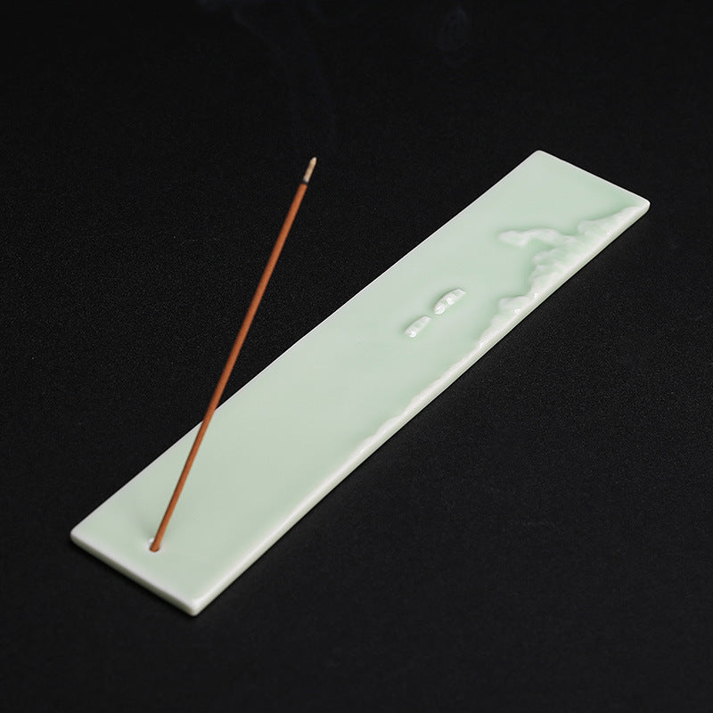 Chinese Style Celadon Stick Incense Burner Tray Home Decor Ornaments GEMROCKY-Psychic-1-