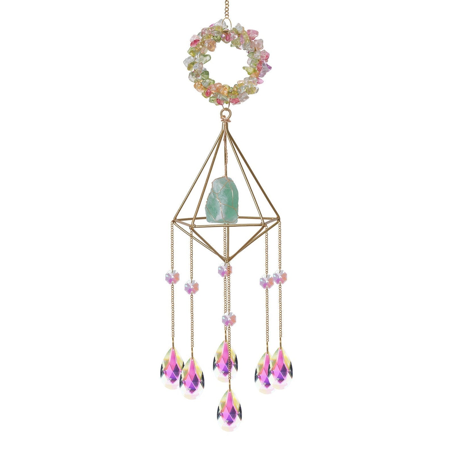 Chips Rough Crystal Suncatcher Ornaments GEMROCKY-Decoration-2-