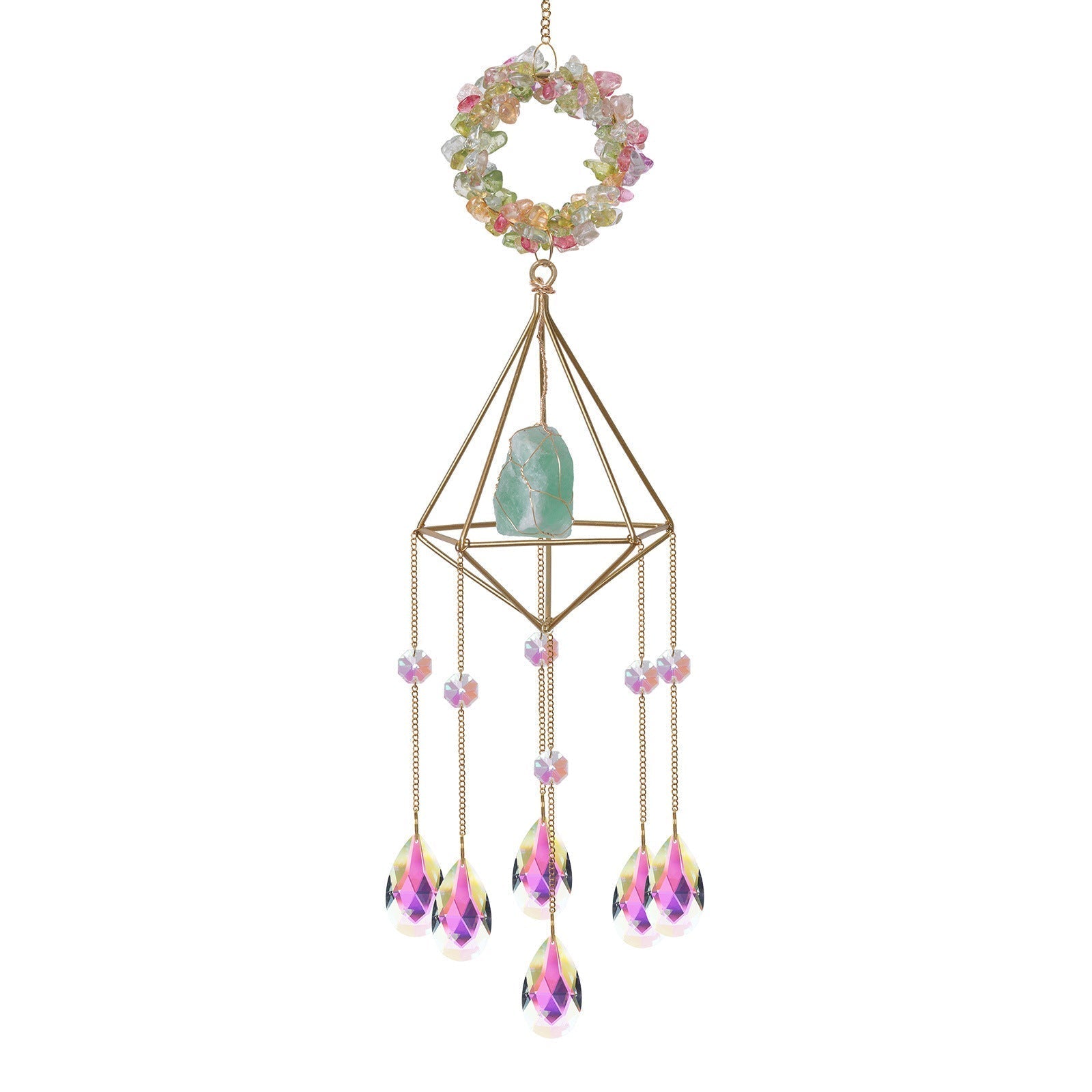 Chips Rough Crystal Suncatcher Ornaments GEMROCKY-Decoration-2-