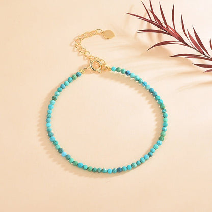 Chrysocolla Phoenix Stone Facet Bracelets GEMROCKY-Jewelry-