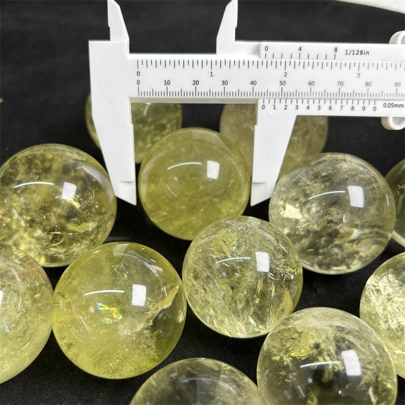 Citrine Small Spheres GEMROCKY-Spheres-