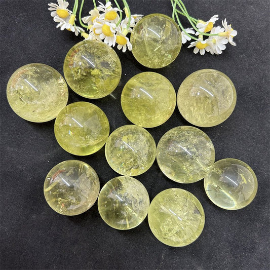 Citrine Small Spheres GEMROCKY-Spheres-