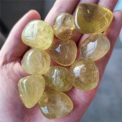 Citrine Tumble Stones GEMROCKY-Tumbles-