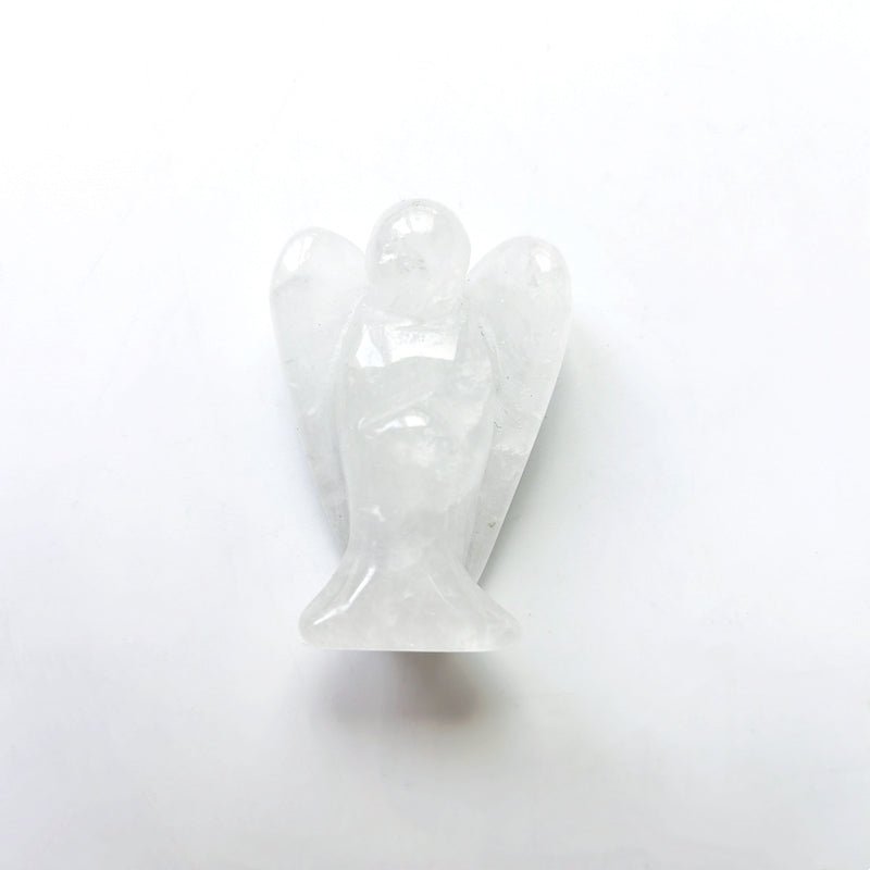 Clear Quartz Angel 1.5 Inch GEMROCKY-Carvings-