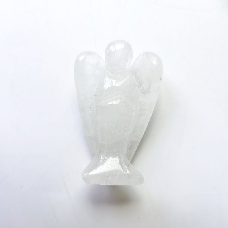 Clear Quartz Angel 2 Inch GEMROCKY-Carvings-