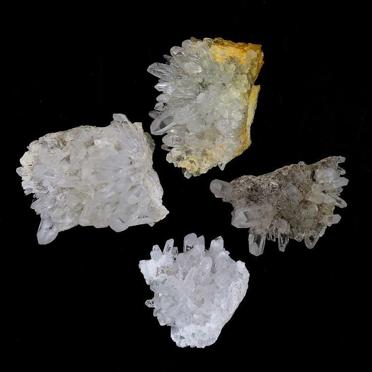 Clear Quartz Chrysanthemum Cluster Specimen GEMROCKY-Mineral Specimens-