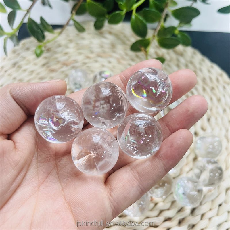 Clear Quartz Mini Sphere GEMROCKY-Spheres-