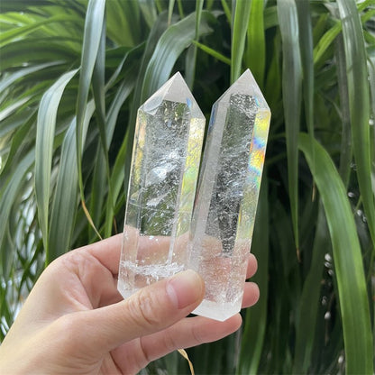 Clear Quartz Point Wands GEMROCKY-Point Wands-