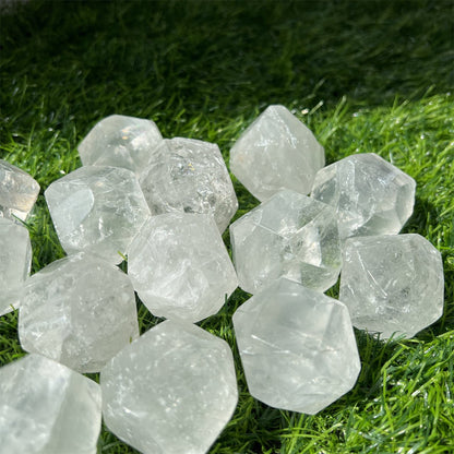 Clear Quartz Polyhedrons Spheres GEMROCKY-Spheres-