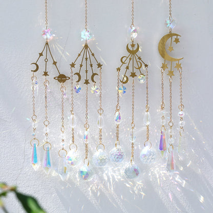 Copper Galaxy Drop Suncatcher Ornaments GEMROCKY-Decoration-