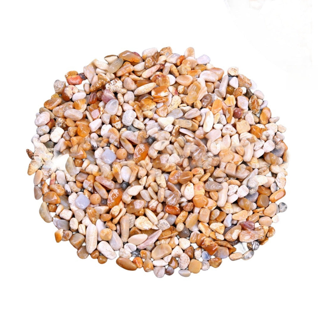 Coral Jade Chips GEMROCKY-Tumbles-