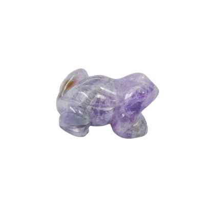 Crystal 2 Inch Frog Carvings GEMROCKY-Carvings-Dream Amethyst-