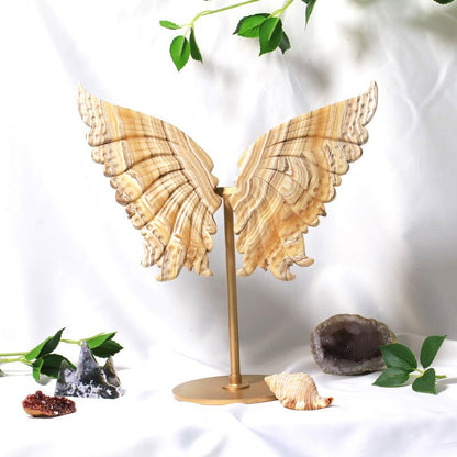 Crystal Angel Wing Multi Material Ornaments GEMROCKY-Decoration-13-