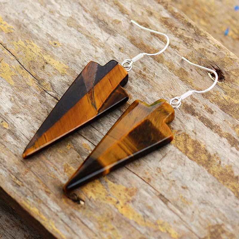 Crystal Arrow Eardrop Earrings GEMROCKY-Jewelry-