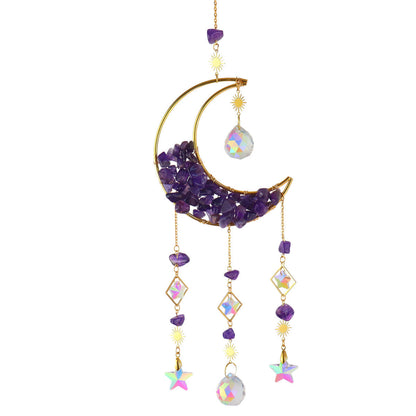 Crystal Chips Suncatcher Ornaments GEMROCKY-Decoration-Amethyst-