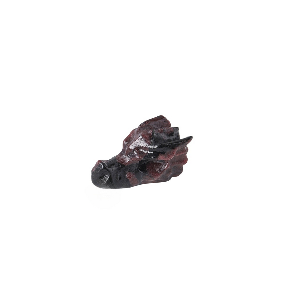 Crystal Dragon Skull 3.5cm Carvings GEMROCKY-Carvings-Garnet-