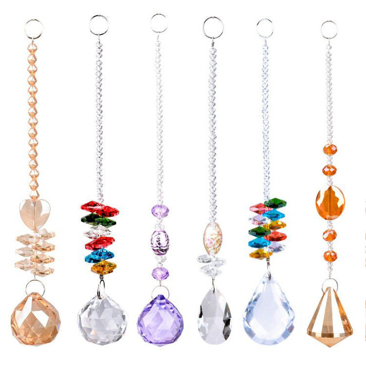 Crystal Drop Suncatcher Ornaments GEMROCKY-Decoration-