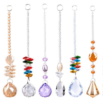 Crystal Drop Suncatcher Ornaments GEMROCKY-Decoration-