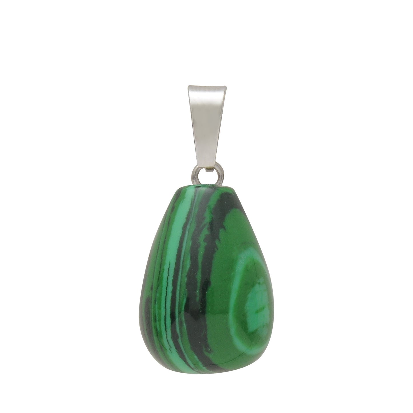 Crystal Egg Drop Pendant Necklaces GEMROCKY-Jewelry-Malachite-