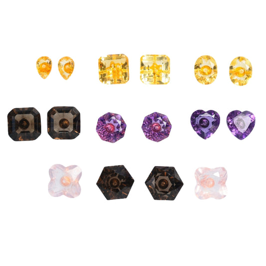 Crystal Gem Earrings GEMROCKY-Jewelry-