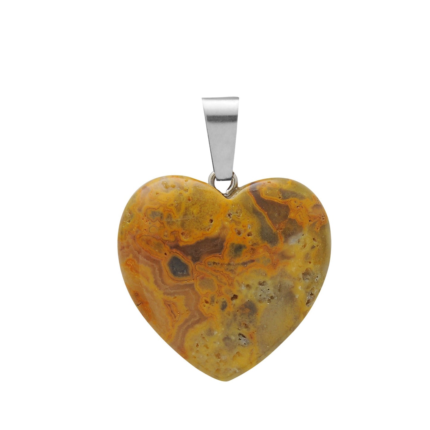 Crystal Heart Drop Pendant Necklace GEMROCKY-Jewelry-Crazy Agate-