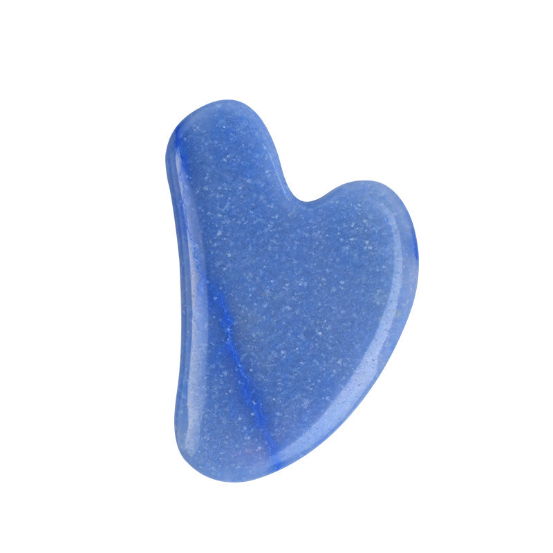 Crystal Heart Shape Scraping Board Face Skincare Use GEMROCKY-Jewelry-Blue Aventurine-