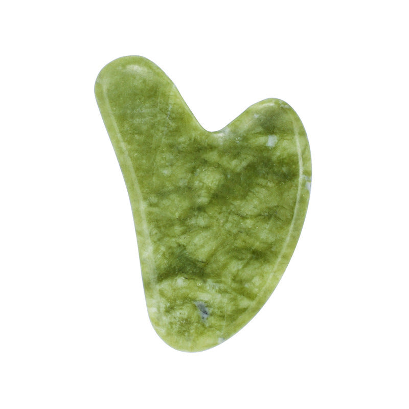 Crystal Heart Shape Scraping Board Face Skincare Use GEMROCKY-Jewelry-South Jade-