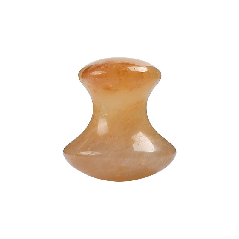 Crystal Mushroom Shape Face Massager Skincare Use GEMROCKY-Jewelry-Yellow Jade-