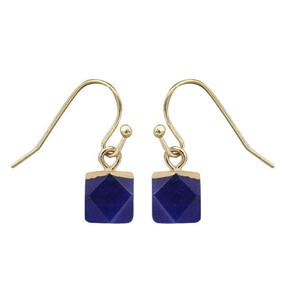 Crystal Polyhedron Earrings GEMROCKY-Jewelry-Royal Blue Jade-