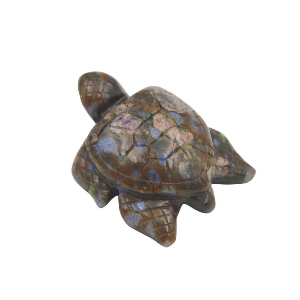 Crystal Sea Turtle 5.5cm Carvings GEMROCKY-Carvings-Llanite-