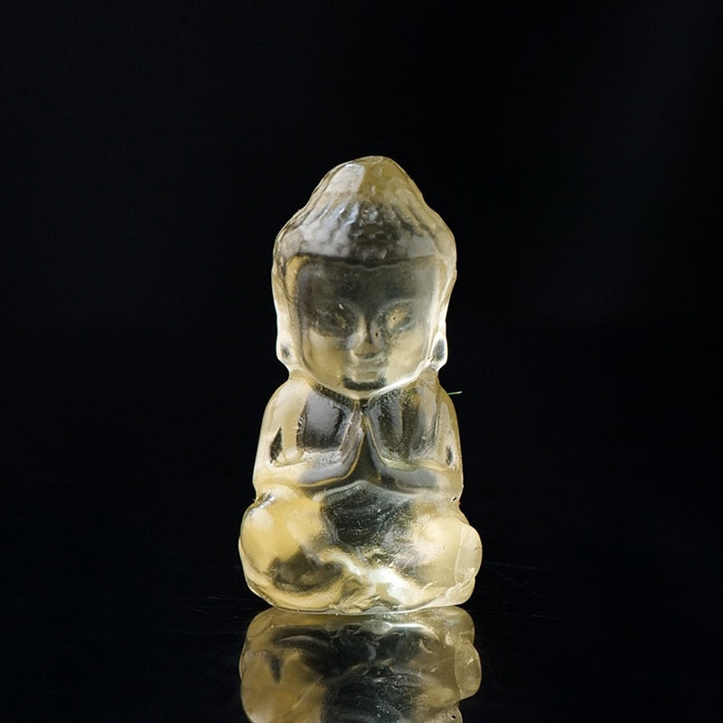 Crystal Small Budda 26mm Carvings GEMROCKY-Carvings-Citrine-