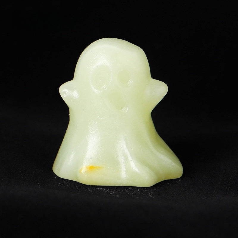 Crystal Small Ghost 3cm Carvings GEMROCKY-Carvings-Afghanistan Jade-