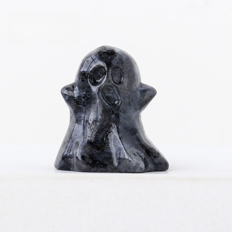 Crystal Small Ghost 3cm Carvings GEMROCKY-Carvings-Larvikite-