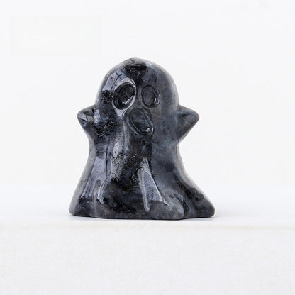 Crystal Small Ghost 3cm Carvings GEMROCKY-Carvings-Larvikite-