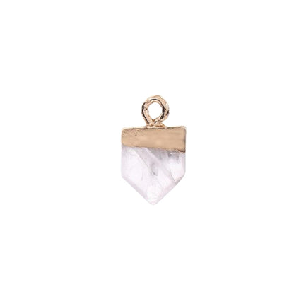 Crystal Triangle Arrow Pendants for Necklace GEMROCKY-Jewelry-Clear Quartz-