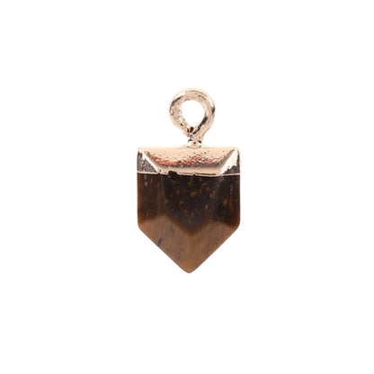 Crystal Triangle Arrow Pendants for Necklace GEMROCKY-Jewelry-Tiger Eye-