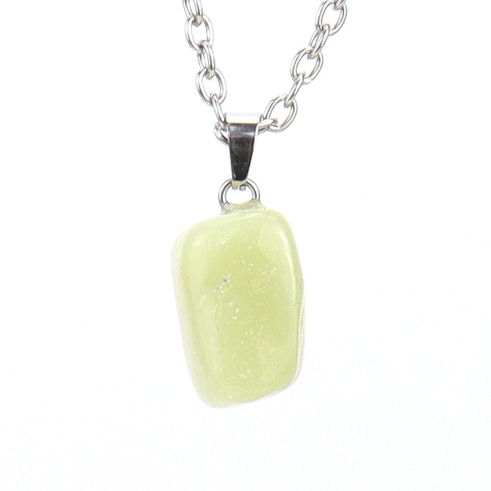 Crystal Tumbled Stones Pendant Necklaces GEMROCKY-Jewelry-Xiuyu Jade-