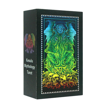 Cthulhu Mythos Metaphysics Tarot Cards Set with Guidebooks GEMROCKY-Psychic-