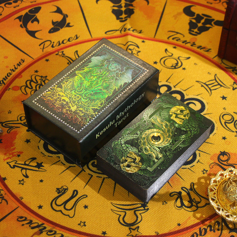 Cthulhu Mythos Metaphysics Tarot Cards Set with Guidebooks GEMROCKY-Psychic-