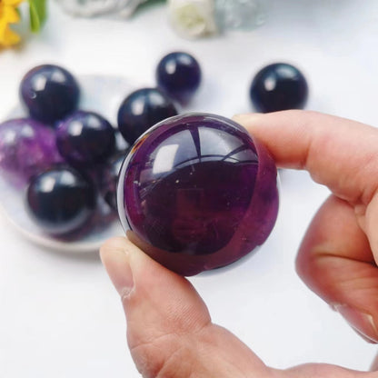 Dark Amethyst Spheres GEMROCKY-Spheres-