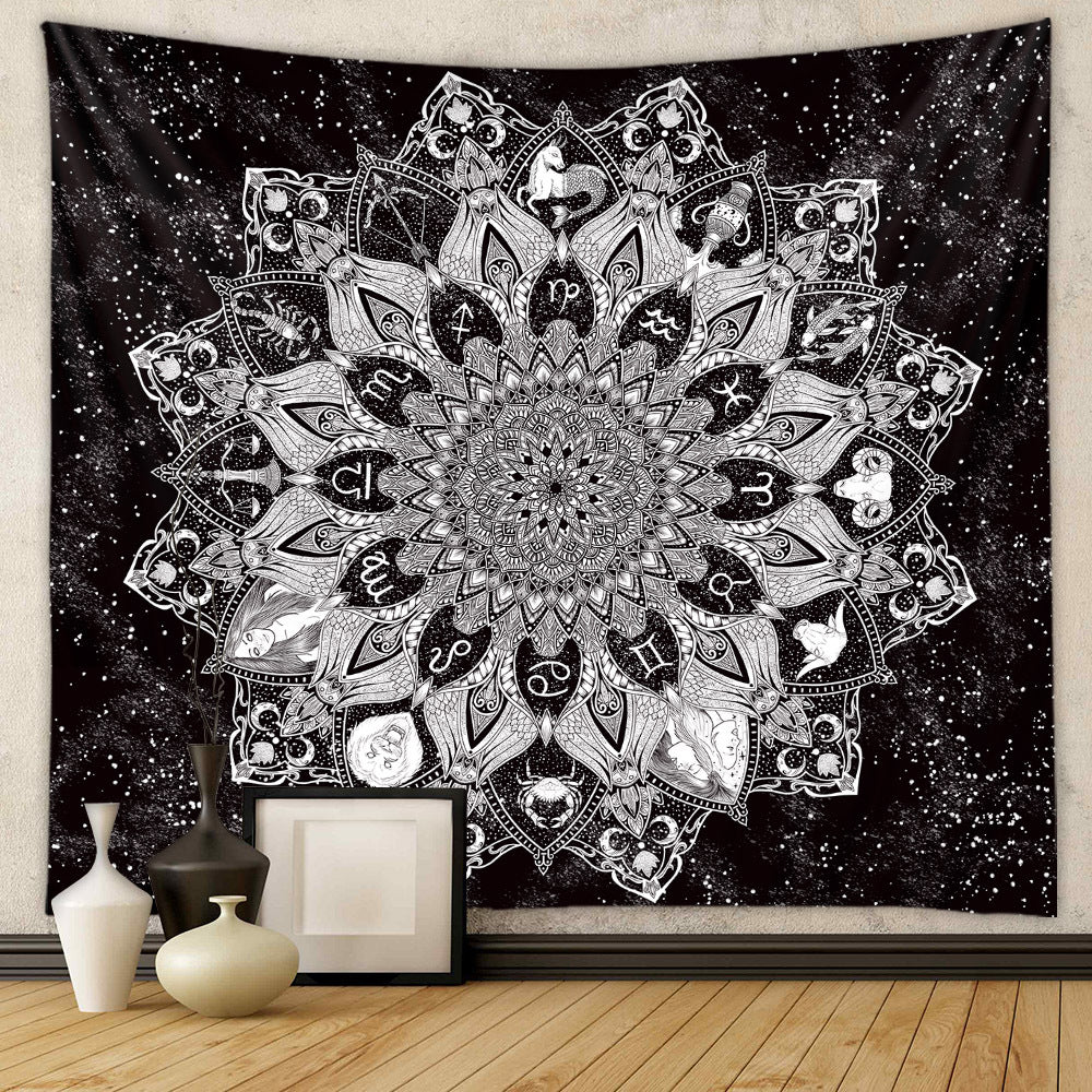 Decor Background Cloth Bohemian Style Tarot Tapestry GEMROCKY-Decoration-73*95cm (brushed hair)-MANDALA-