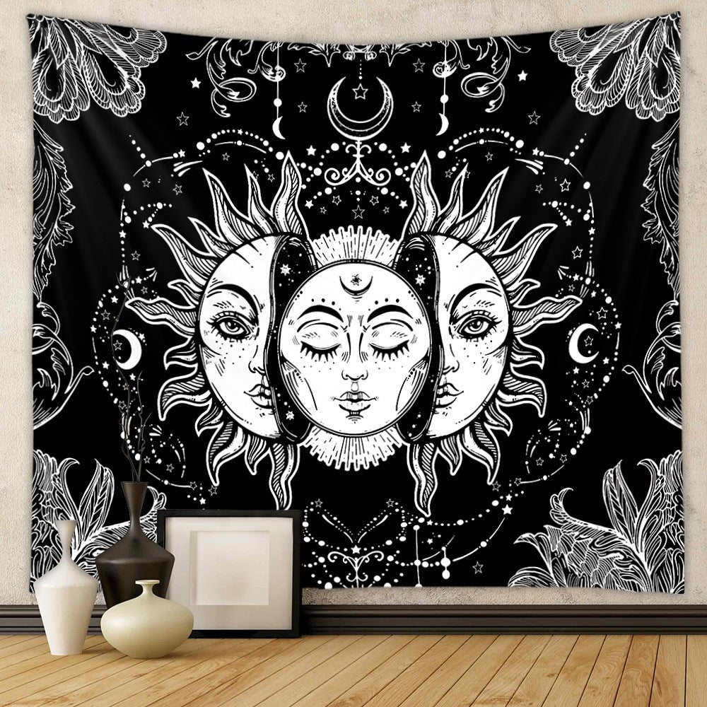 Decor Background Cloth Bohemian Style Tarot Tapestry GEMROCKY-Decoration-73*95cm (brushed hair)-MOON GODDESS-