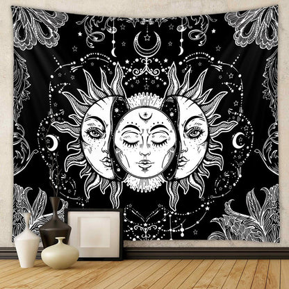 Decor Background Cloth Bohemian Style Tarot Tapestry GEMROCKY-Decoration-73*95cm (brushed hair)-MOON GODDESS-