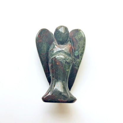 Dragon Blood Stone Angel 2 Inch GEMROCKY-Carvings-