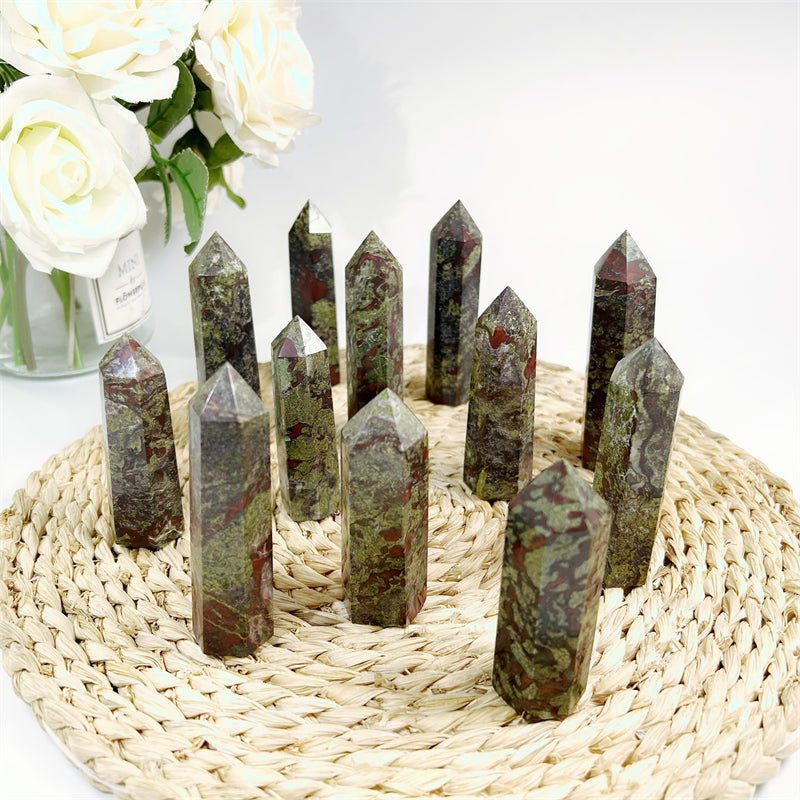 Dragon Blood Stone Point Wands GEMROCKY-Point Wands-