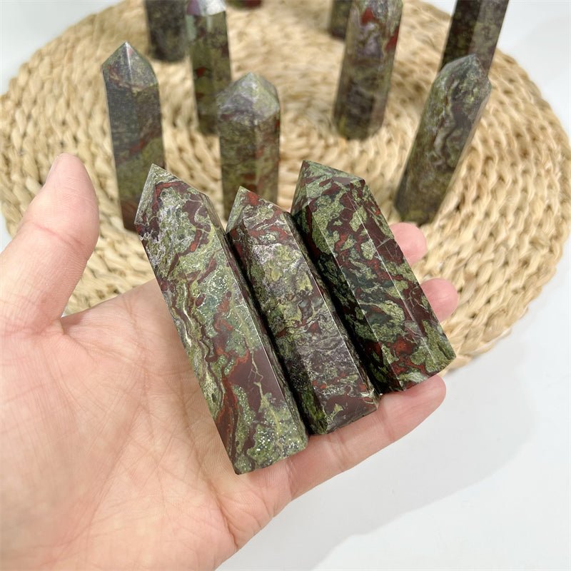 Dragon Blood Stone Point Wands GEMROCKY-Point Wands-