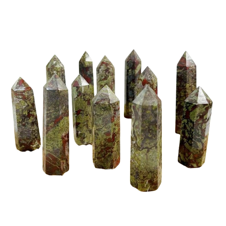 Dragon Blood Stone Point Wands GEMROCKY-Point Wands-